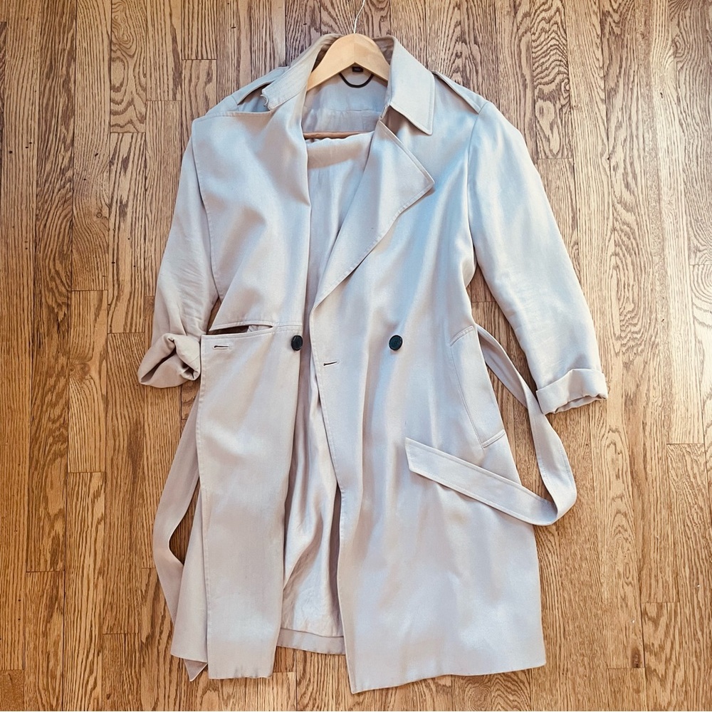 Allsaints trench coat.